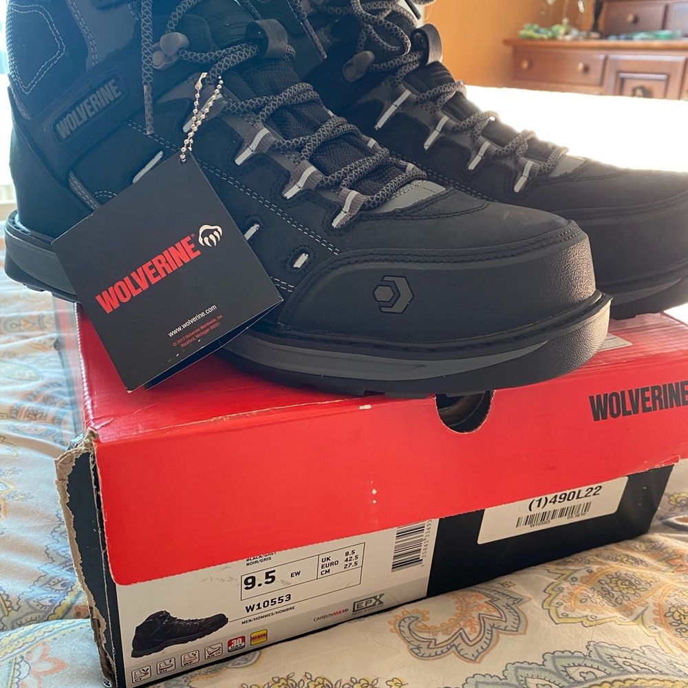 Men’s NWT Wolverine composite toe boots